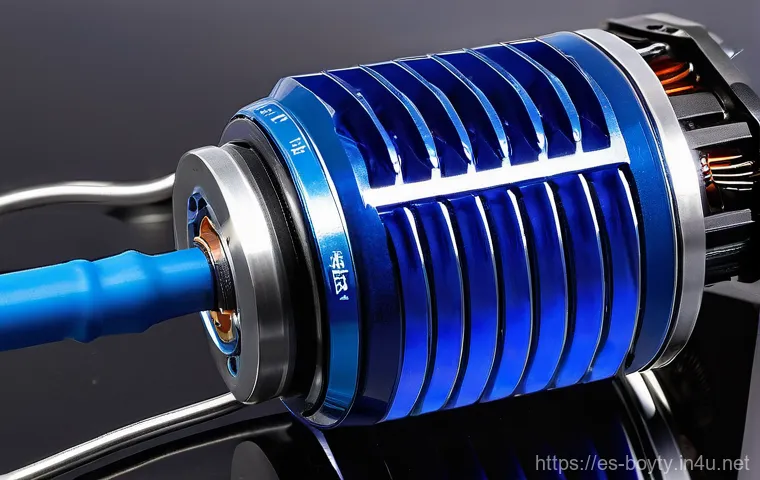 미니카 속도 조정 기법 - Image Prompt 1: The Heart of Speed – Optimized Brushless Motor with Cooling**