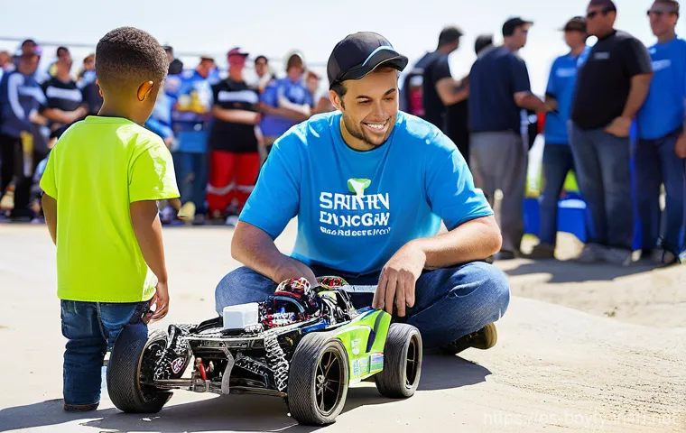 미니카 레이싱 대회 우승 전략 - **Prompt 2: High-Speed Race Action on the Track**
    "An dynamic, eye-level action shot of multiple...