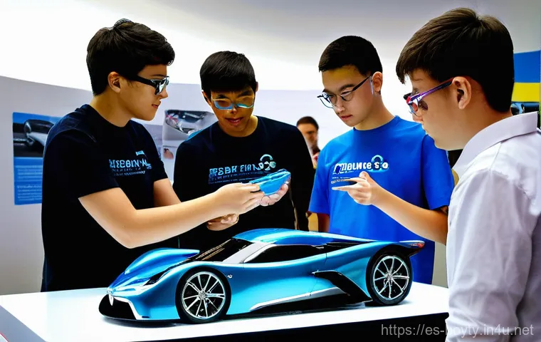 미니카 관련 자격증 정보 - **The Art of RC Engineering and Customization:**
    A detailed, well-lit scene in a tidy workshop, ...