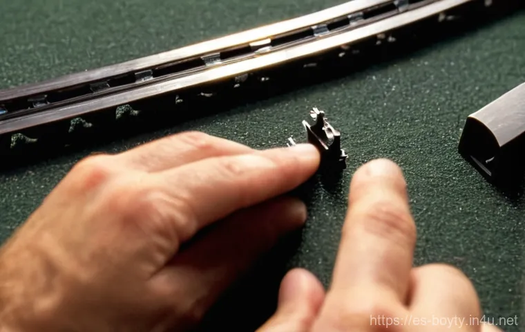 미니카 트랙 보관법 - **Prompt:** A well-organized hobby room corner, bathed in soft, natural light filtering through a wi...